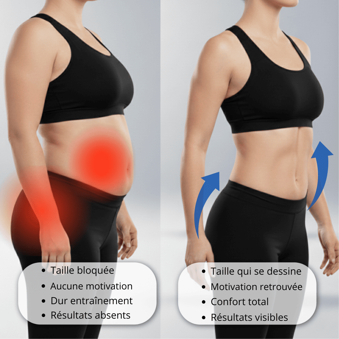 SlimWave™ Cerceau lesté, Affineur de taille dynamique 2 en 1 !